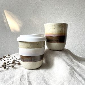 Burnt umber keep cup