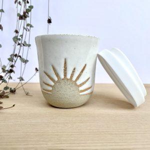 Hunter and the Fox Handmade Ceramic Sunrise Keep Cup
